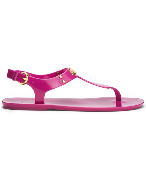 michael kors jelly sandals pink|michael kors jelly sandals cheap.